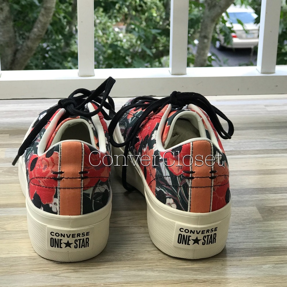 NWT Converse One Star Platform OX Nectarine W AUTH - Picture 6 of 7